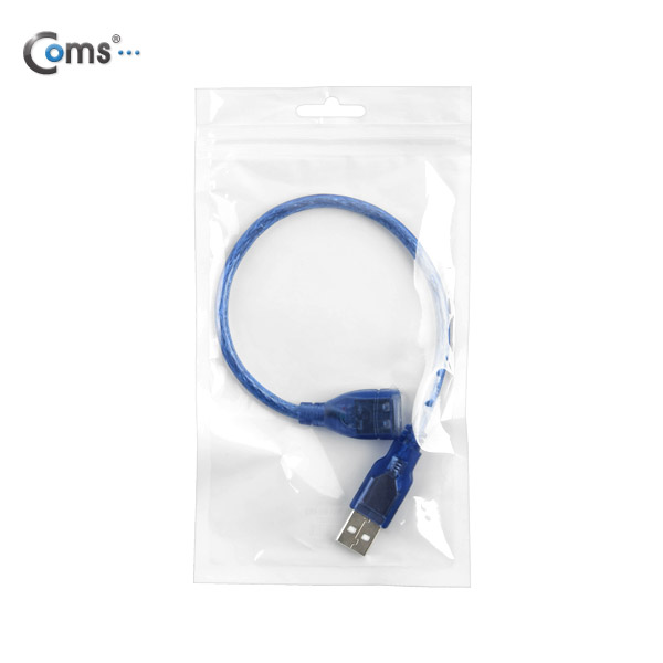 Coms USB 2.0 케이블(Short/연장), 30cm/투명