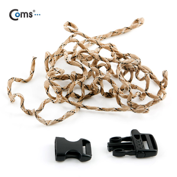 Coms 비상 휴대용 로프, 캠핑 장비(등산/캠핑/파라코드/낙하산로프)