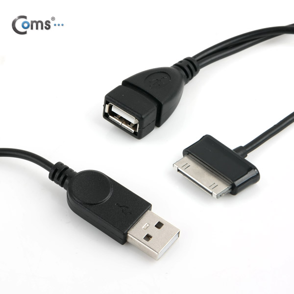 Coms 갤럭시탭 OTG 케이블, USB전원/30핀