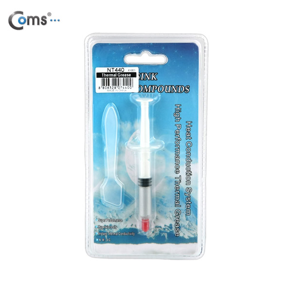 Coms 쿨러 구리스(Silver) 3g, 주사기형, HC171