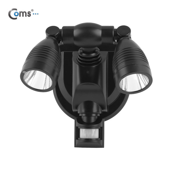 Coms 램프(센서등 감지형) 태양광 충전 판넬, 1200mAh(3W LED*2, 실외용)