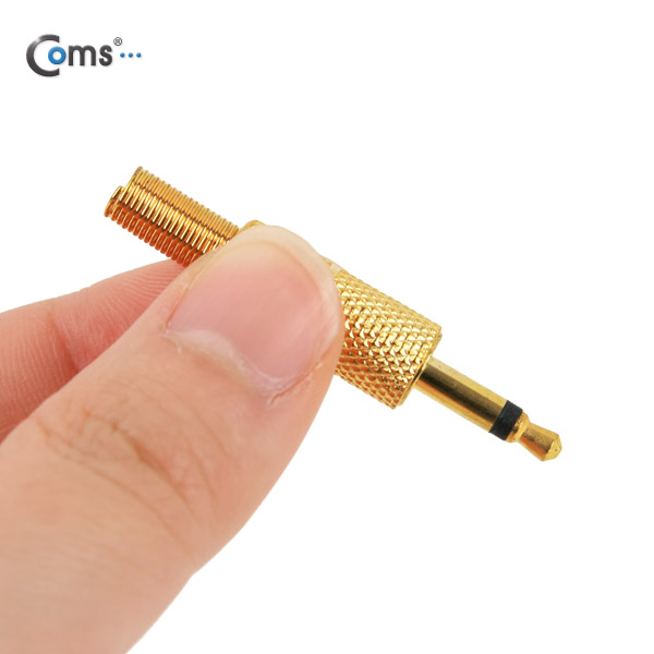 Coms 컨넥터-모노 3.5 수/메탈/골드