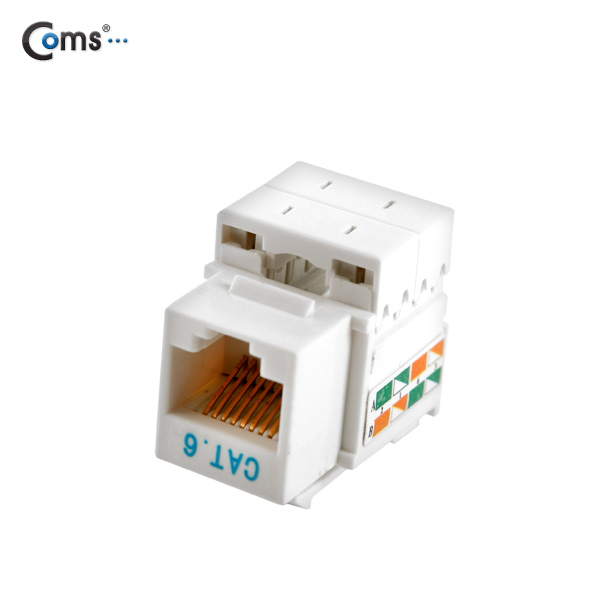 Coms Intellinet(키스톤잭/210591) Cat6, 흰색