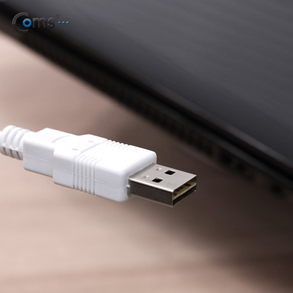 Coms USB/Micro USB(B) 케이블, 1M, White (양면사용)