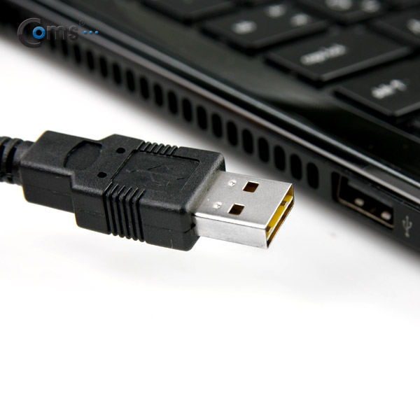 Coms USB/Micro USB(B) 케이블, 1M, Black (양면사용)