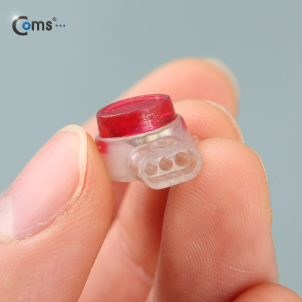 Coms 접속 단자 3핀 10EA(빨강)