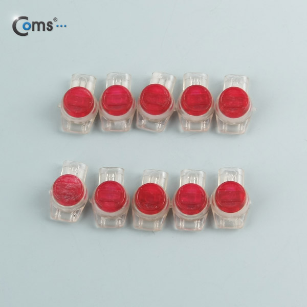 Coms 접속 단자 3핀 10EA(빨강)