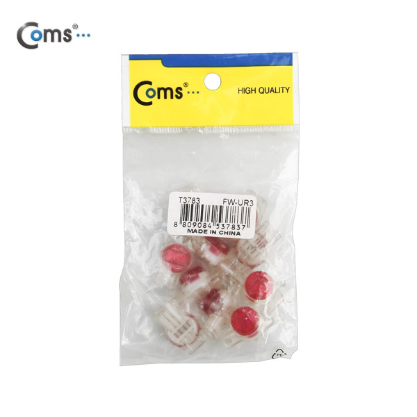 Coms 접속 단자 3핀 10EA(빨강)