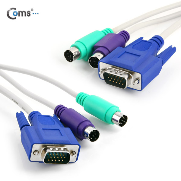 Coms KVM 케이블(M/M) 2M, 일반 저가형
