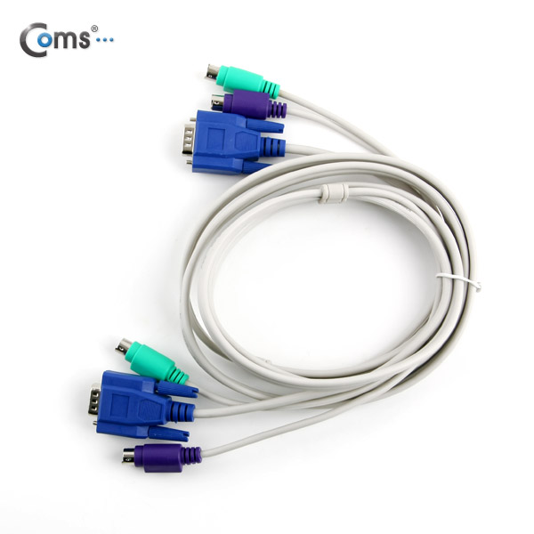 Coms KVM 케이블(M/M) 2M, 일반 저가형