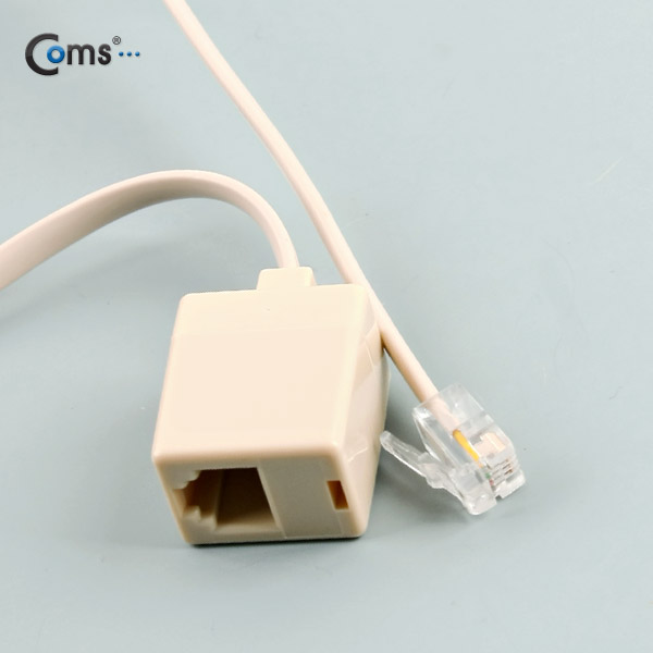 Coms 전화선 케이블(연장) M/F, RJ11, 5M