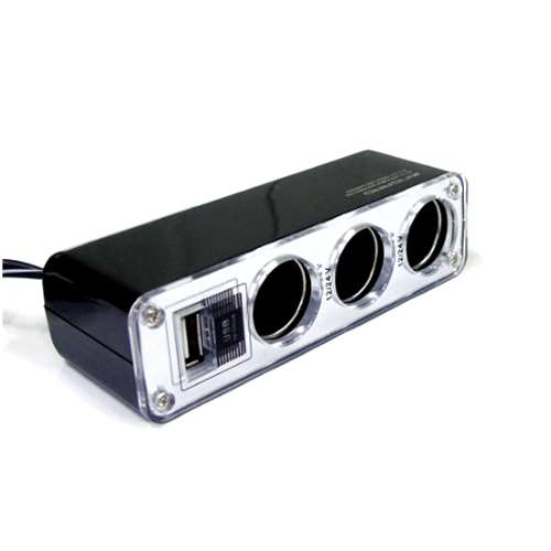 차량용 시가3포트/USB 1포트 (SR-06) / 시가잭(시거잭)