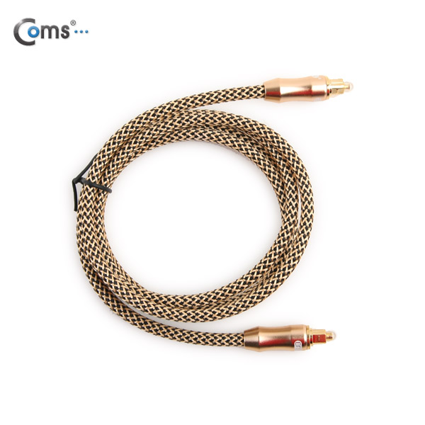 Coms 오디오광 Optical 케이블(6∮/각각) Box, 최고급, Gold, 1.5M