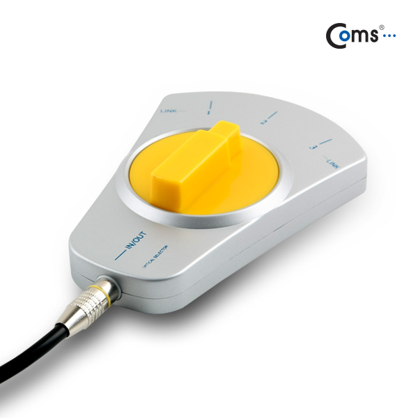 Coms 오디오광 Optical 선택기 3:1, Gray / Optical