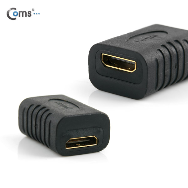 Coms HDMI 젠더(Mini HDMI F/F) 연결용/미니, 연장 F/F
