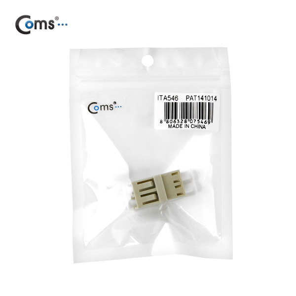 Coms 광패치코드 커플러, I형 LC F/F, Duplex, Gray