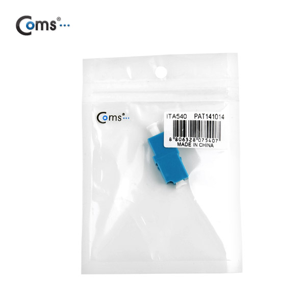 Coms 광패치코드 커플러, I형 LC F/F, Simplex, Blue