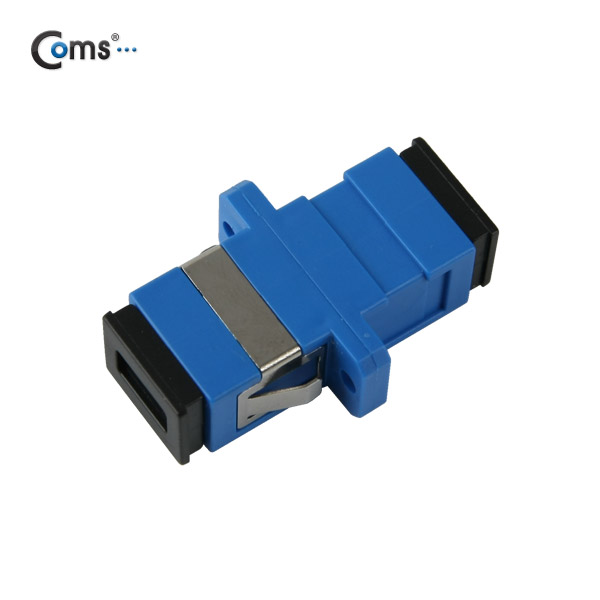 Coms 광패치코드 커플러, Flange타입 SC F/F, Simplex, Blue