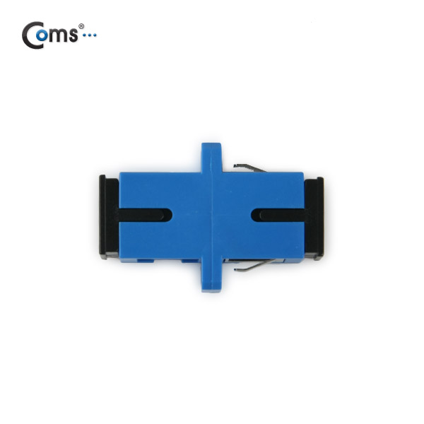 Coms 광패치코드 커플러, Flange타입 SC F/F, Simplex, Blue