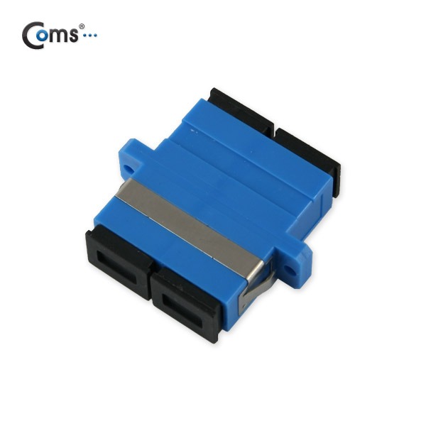 Coms 광패치코드 커플러, Flange타입 SC F/F, Duplex, Blue