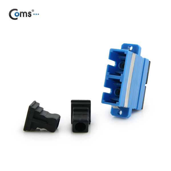 Coms 광패치코드 커플러, Flange타입 SC F/F, Duplex, Blue