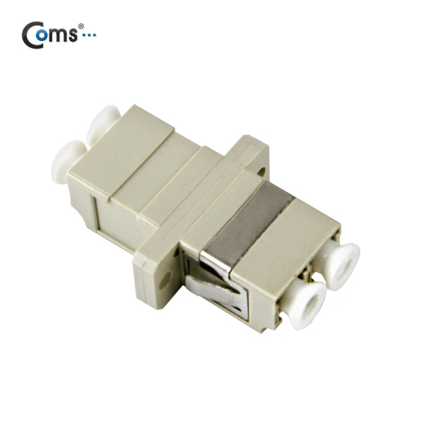 Coms 광패치코드 커플러, Flange타입, LC F/F, Duplex, Gray