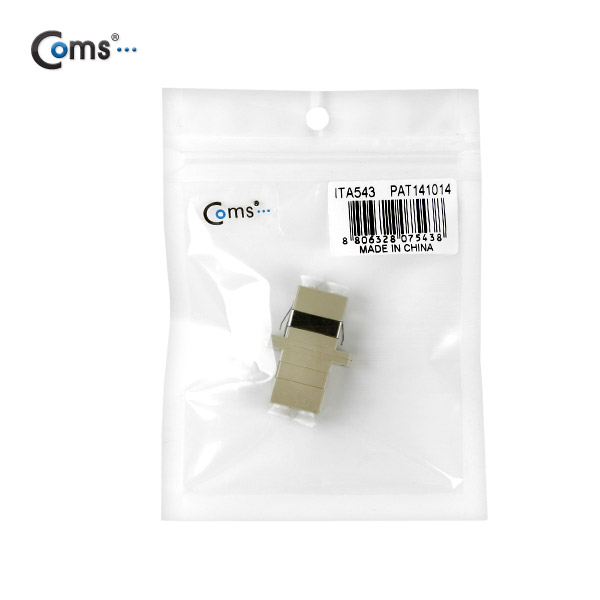 Coms 광패치코드 커플러, Flange타입, LC F/F, Duplex, Gray