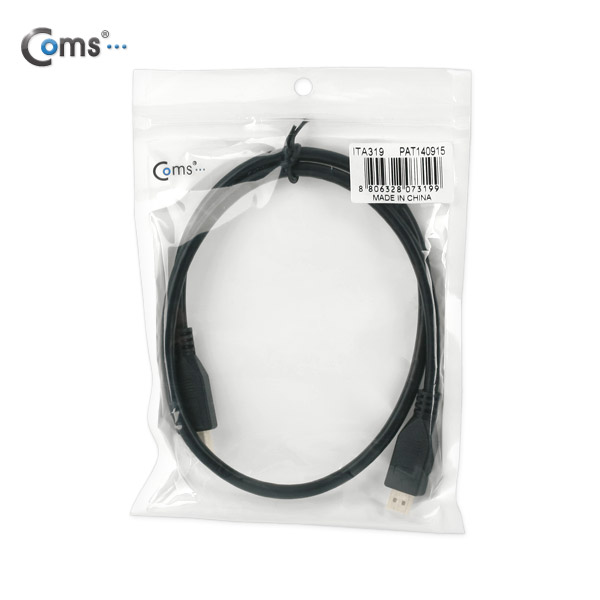 Coms Micro HDMI 케이블(Short) Micro HDMI M/M 30cm