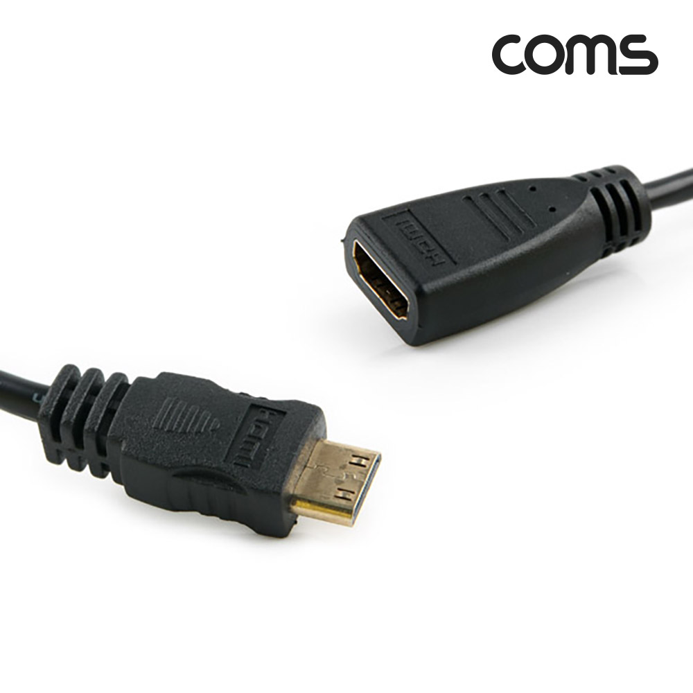 Coms HDMI/HDMI(Mini) 케이블 [HDMI F/ Mini HDMI M]
