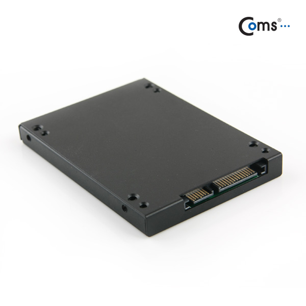 Coms SATA 컨버터(MicroSATA to SATA), Black/Metal 케이스