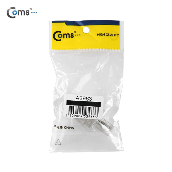 Coms 전화선 꼬임방지 6P4C 투명