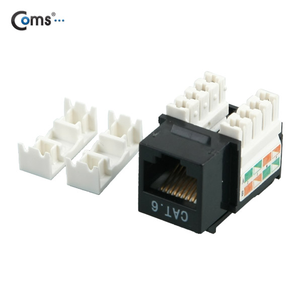 Coms Intellinet(키스톤잭/210720) Cat6, 검정