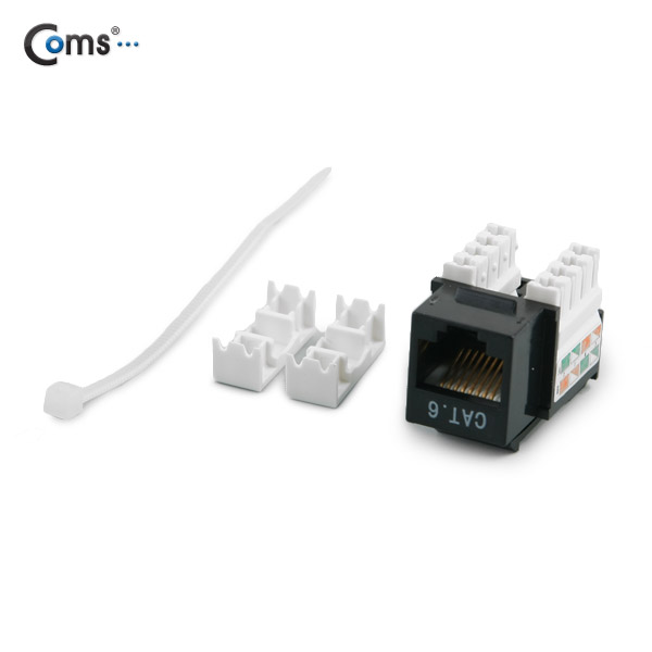 Coms Intellinet(키스톤잭/210720) Cat6, 검정
