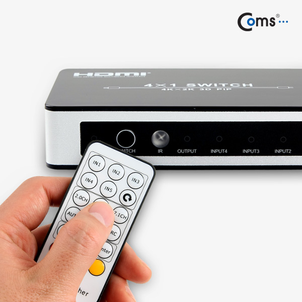 Coms HDMI 선택기(4:1), PIP 모드 지원 (4K*2K 30Hz)