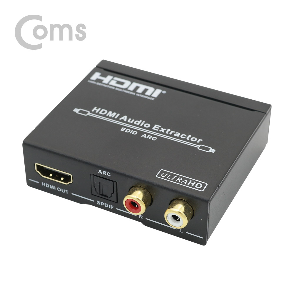 Coms HDMI to HDMI 오디오 컨버터(HDMI+Stereo+SPDIF)/HDMI 1.4 / 4K@30Hz