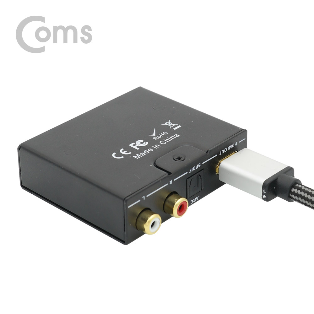 Coms HDMI to HDMI 오디오 컨버터(HDMI+Stereo+SPDIF)/HDMI 1.4 / 4K@30Hz