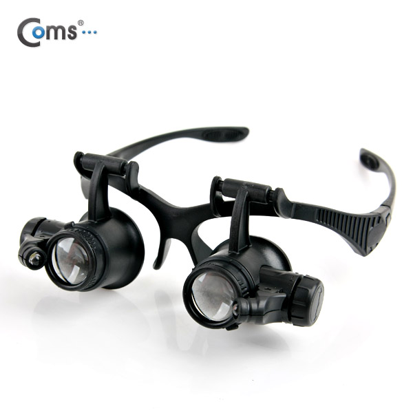 Coms 현미경(안경거치형),양눈형(10/15/20/25x),정밀작업용(시계/보석)