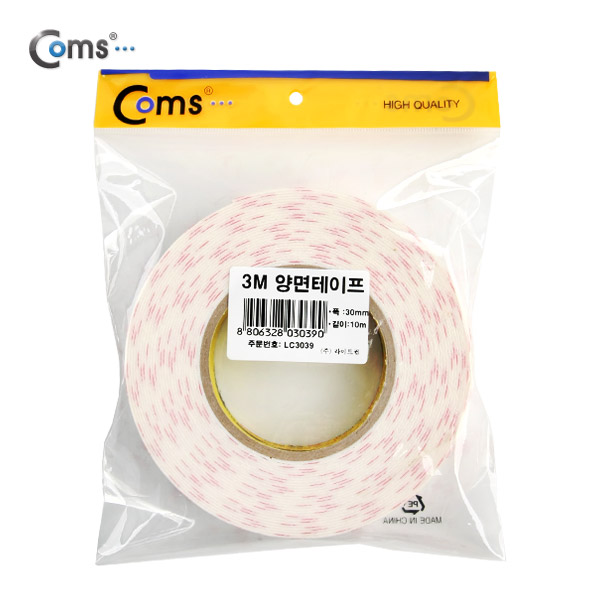 Coms 3M 양면테이프(폭 : 30mm, 길이 : 10m, 두께 : 1.2mm)