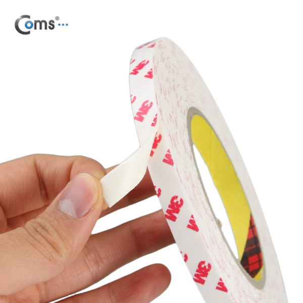 Coms 3M 양면테이프(폭 : 10mm, 길이 : 10m, 두께 : 1.2mm)