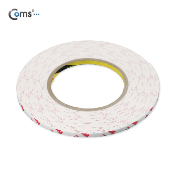 Coms 3M 양면테이프(폭 : 5mm, 길이 : 10m, 두께 : 1.2mm)