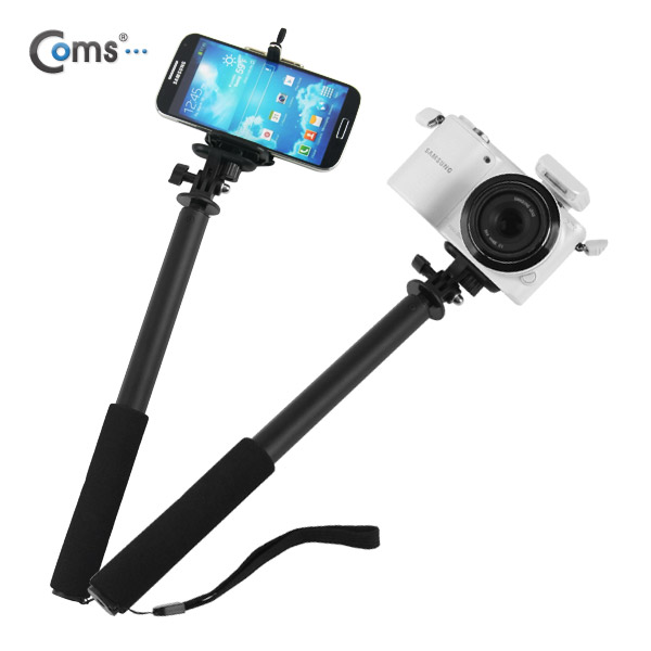 Coms 카메라 모노포드, 셀카봉 (돌아감방지)