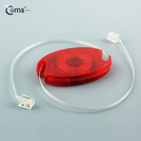 Coms 전화선 케이블(자동감김) 3M