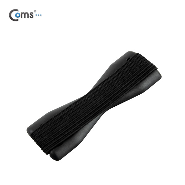 Coms 스마트폰 그립 패드 (핑거Grip), Black