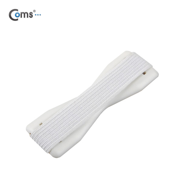 Coms 스마트폰 그립 패드 (핑거Grip), White
