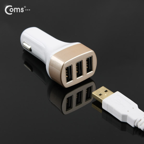 Coms USB 3P 전원(DC 시가잭/3.4A) Gold