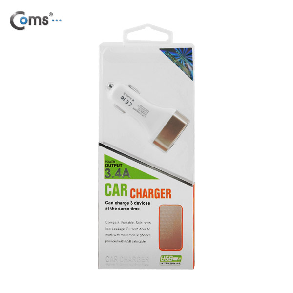 Coms USB 3P 전원(DC 시가잭/3.4A) Gold