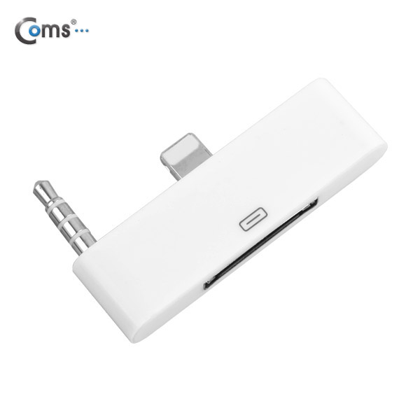 Coms IOS 8핀 (8Pin) 변환젠더(이어폰 단자) White / iOS 스마트폰 6 전용