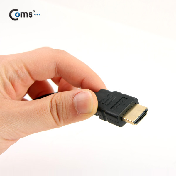 Coms HDMI 컨버터(HDMI to VGA) 오디오 미지원, Black, 케이블 일체형