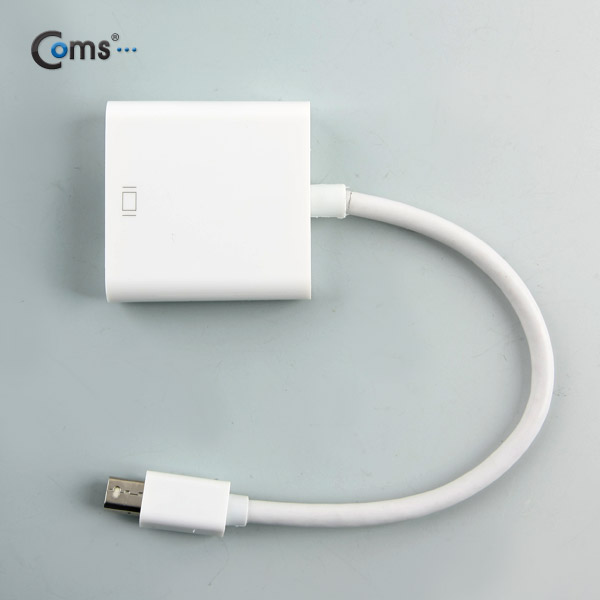Coms 디스플레이 포트(Mini) 컨버터 VGA, White