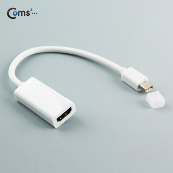 Coms 디스플레이 포트(Mini) 컨버터 HDMI, White